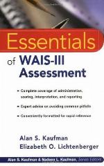 Essentials of WAIS -III Assessment