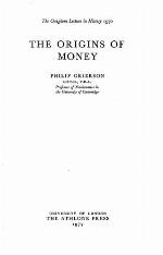 The Origins Of Money