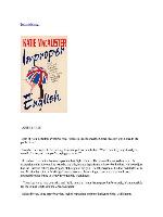 Improper English