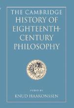 The Cambridge History of Eighteenth-Century Philosophy 2 Volume Set