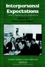 Interpersonal Expectations