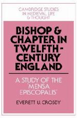 Bishop and Chapter in Twelfth-Century England