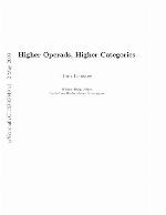 Higher Operads, Higher Categories