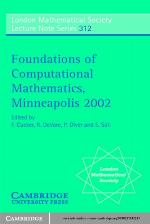 Foundations of Computational Mathematics, Minneapolis 2002