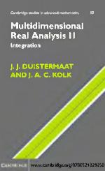 Multidimensional Real Analysis I