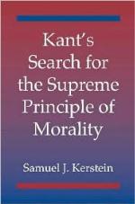 Kant's Search for the Supreme Principle of Morality