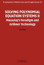 Solving Polynomial Equation Systems II