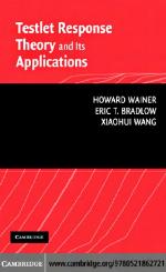 Testlet Response Theory and Its Applications