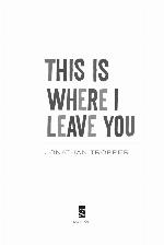 This is Where I Leave You