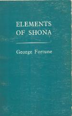 Elements of Shona (LLT)