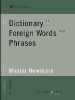 Dictionary of Foreign Words and Phrases (World Digital Library Edition)