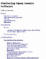 Producing Open Source Software