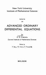Advanced Ordinary Differential
