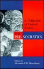 The Pre-Socratics