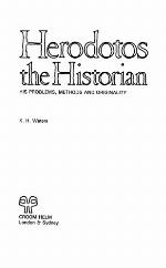 Herodotos, The Historian