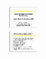 Local and Metropolitan Area Networks-Specific Requirements-Part 11