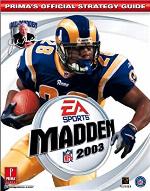 Madden NFL 2003 (Prima's Official Strategy Guide)
