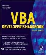VBA Developer's Handbook
