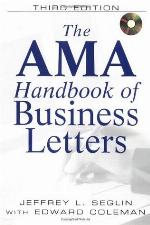 AMA Handbook of Business Letters [With CDROM]