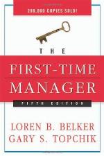 The First-Time Manager