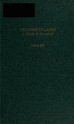 Orlando Di Lasso Guide to Rese