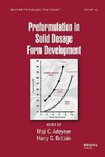 Preformulation in Solid Dosage Form Development