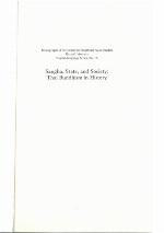 Sangha, State, And Society