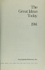 The Great Ideas Today 1981
