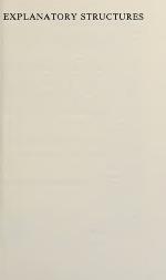 Explanatory Structures