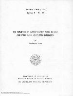 The Semantics Of Classificatory Verbs In Enga (And Other Papua New Guinea Languages)