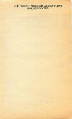 Electronic Modules and Systems for Beginners, Vol. 266