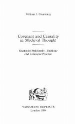 Covenant And Causality In Medieval Thought