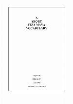 Itza Maya Texts with a Grammatical Overview