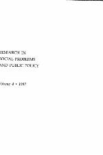 Research in Social Problems &amp; Public Policy