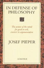 In Defense of Philosophy