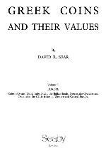 Greek Coins and Their Values Volume 1