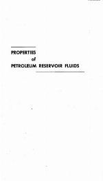 Properties of Petroleum Reservoir Fluids