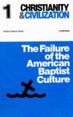 Failure of the American Baptist Culture