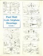 Paul Matt Scale Airplane Drawings