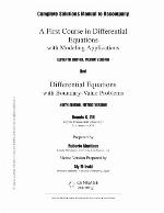 A First Course in Differential Equations with Modeling Applications Solutions Manual 11 ed
