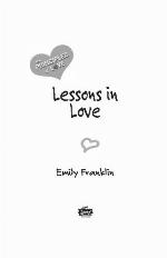Lessons in Love
