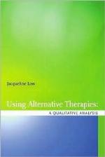 Using Alternative Therapies