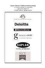 Vault Career Guide to Accounting