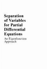 Separation of Variables for Partial Differential Equations