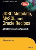 JDBC Metadata, Mysql, and Oracle Recipes