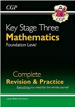 New KS3 Maths Complete Study &amp; Practice - Foundation (with Online Edition) (CGP KS3 Maths)