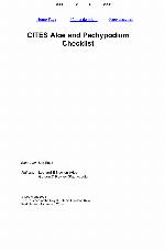 CITES Aloe and Pachypodium Checklist