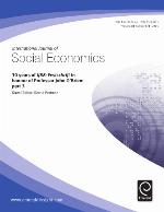 International journal of social economics. / Vol. 32, No. 1/2, 30 years of IJSE: festschrift in honour of professor John O'Brien (part 3)