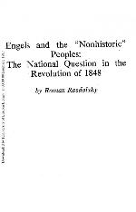 Engels and the &quot;Nonhistoric&quot; Peoples