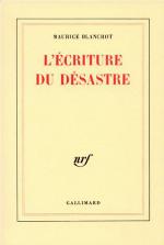 L'écriture du desastre
